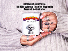 Lade das Bild in den Galerie-Viewer, Tasse mit Malteser für wahre Morgenmuffel mit dem Spruch "MORGENMUFFEL, bitte nicht stören!"