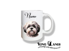 Lade das Bild in den Galerie-Viewer, Tasse mit Rasse-Portrait personalisierbar - Das perfekte Geschenk für Hundeliebhaber
