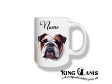 Lade das Bild in den Galerie-Viewer, Tasse mit Rasse-Portrait personalisierbar - Das perfekte Geschenk für Hundeliebhaber