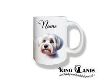 Lade das Bild in den Galerie-Viewer, Tasse mit Rasse-Portrait personalisierbar - Das perfekte Geschenk für Hundeliebhaber
