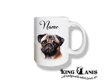 Lade das Bild in den Galerie-Viewer, Tasse mit Rasse-Portrait personalisierbar - Das perfekte Geschenk für Hundeliebhaber
