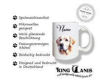 Lade das Bild in den Galerie-Viewer, Tasse mit Rasse-Portrait personalisierbar - Das perfekte Geschenk für Hundeliebhaber